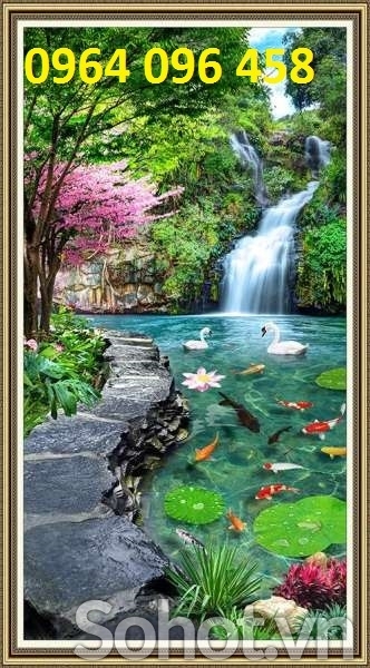 Tranh phong thủy 3d - tranh gạch 3d phong thủy - 212SP