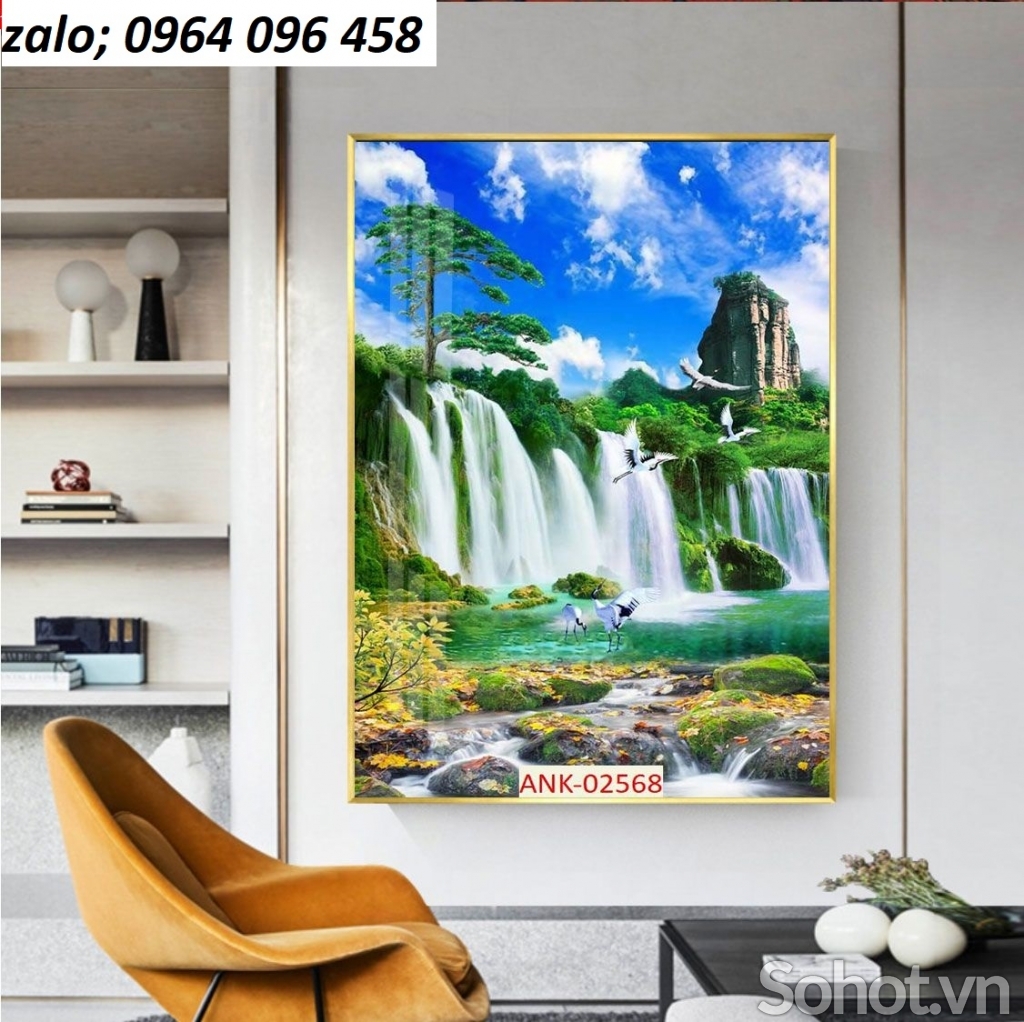 Tranh gạch 3d - gạch tranh 3d phong cảnh - 3899VB