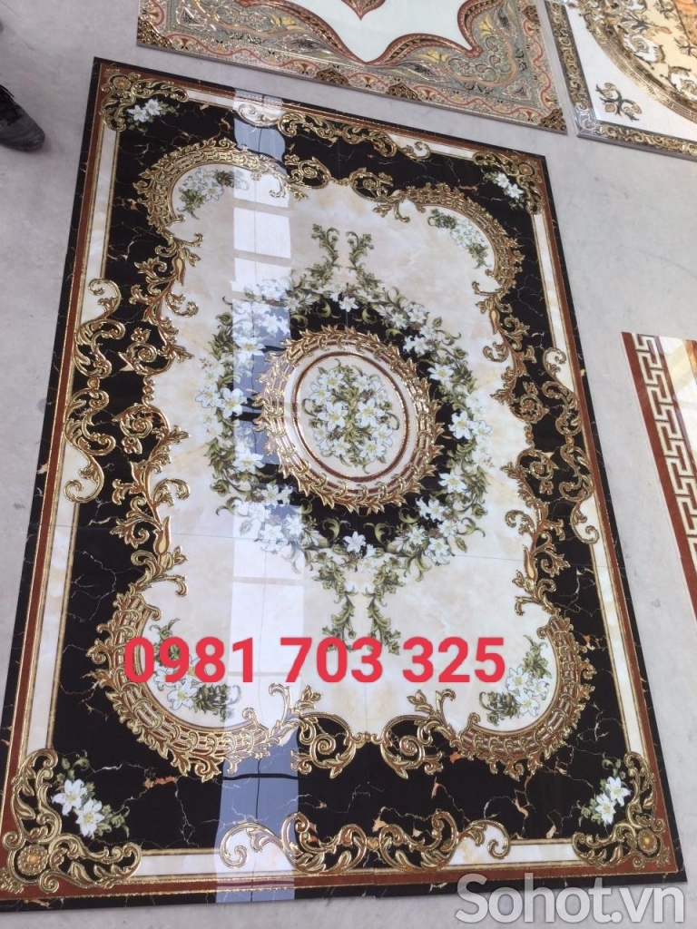 Thảm gạch phòng khách gia đình cao cấp