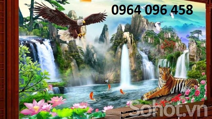 Tranh gạch 3d phong cảnh hữu tình - HDXCC