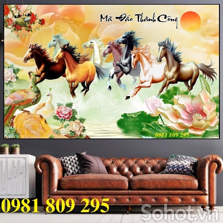 Gạch 3d , tranh gạch men mã đáo HH999