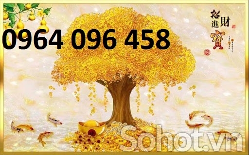 Tranh gạch cây kim tiền 3d - MNNN74