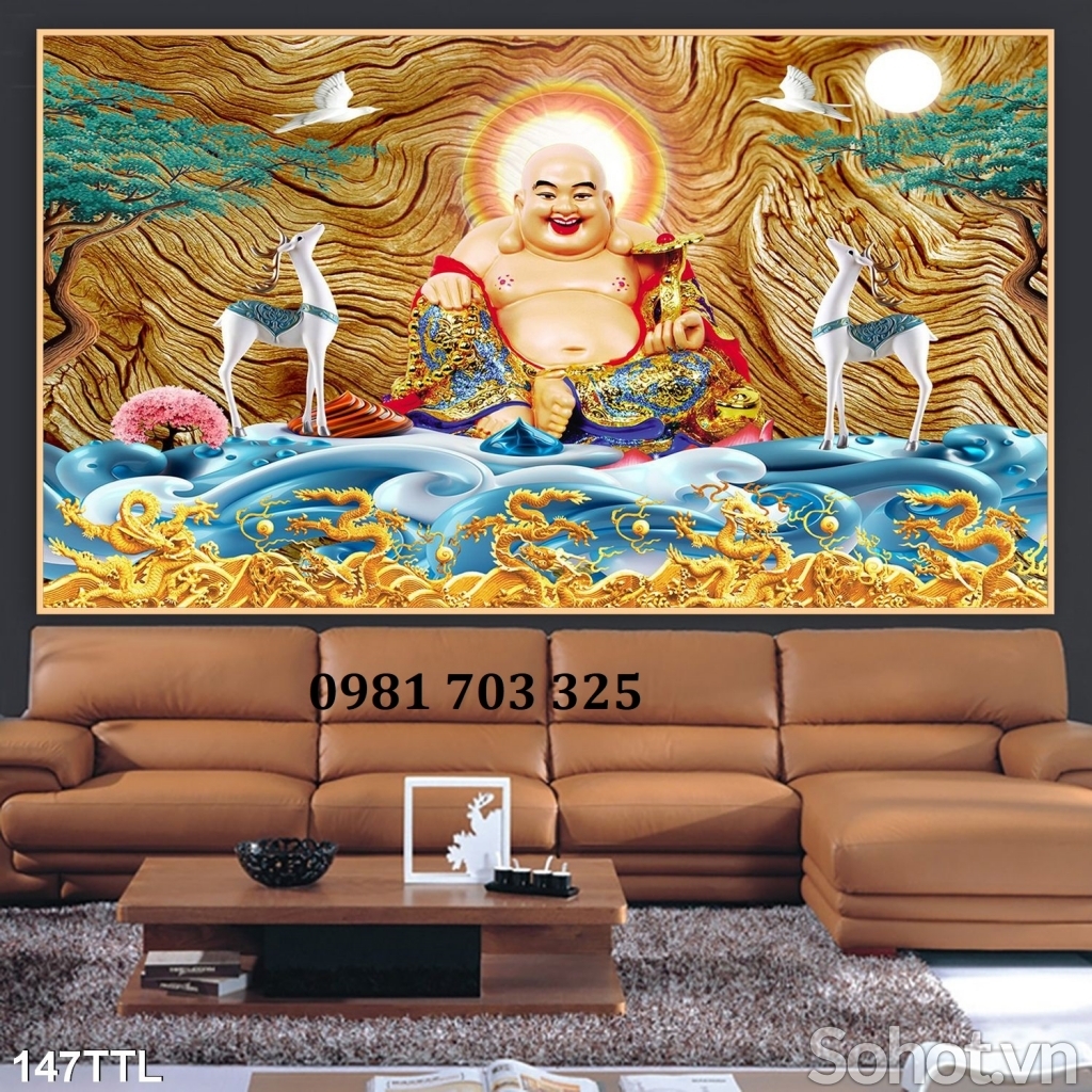 Tranh gạch tài lộc trang trí