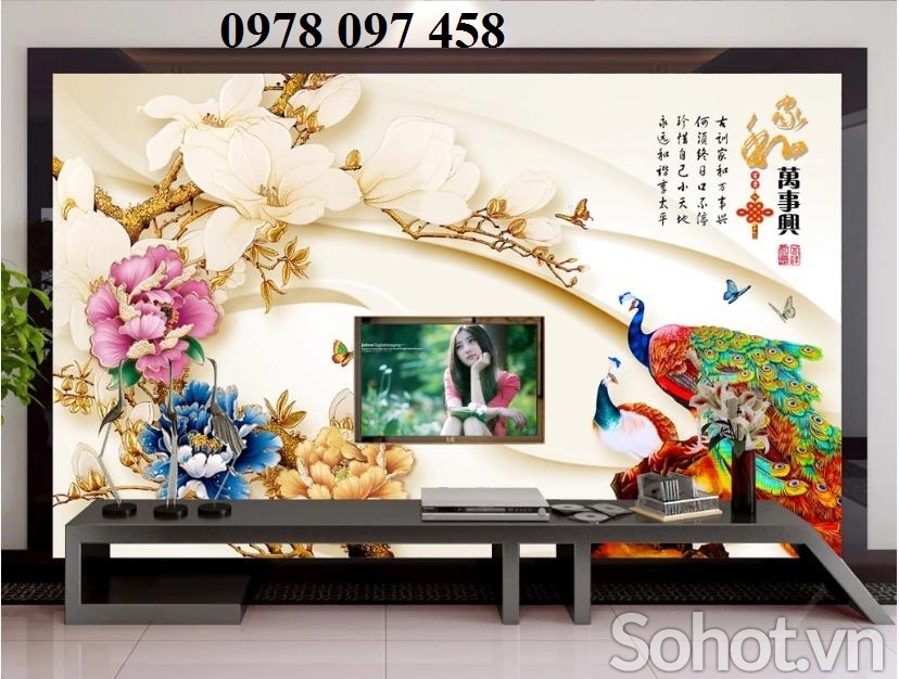 Tranh gạch trang trí - tranh phòng khách