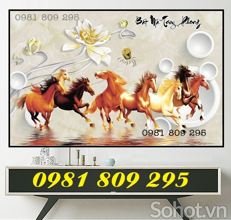 Tranh gạch 3d con ngựa - HGF9