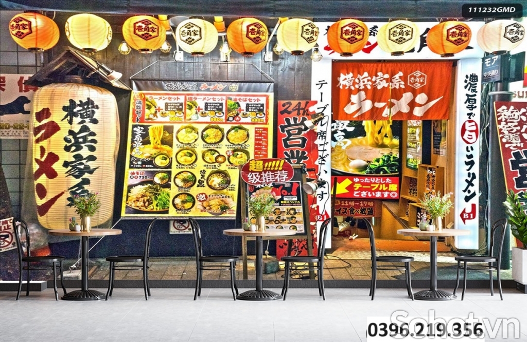 Gạch tranh 3D hình hongkong đẹp