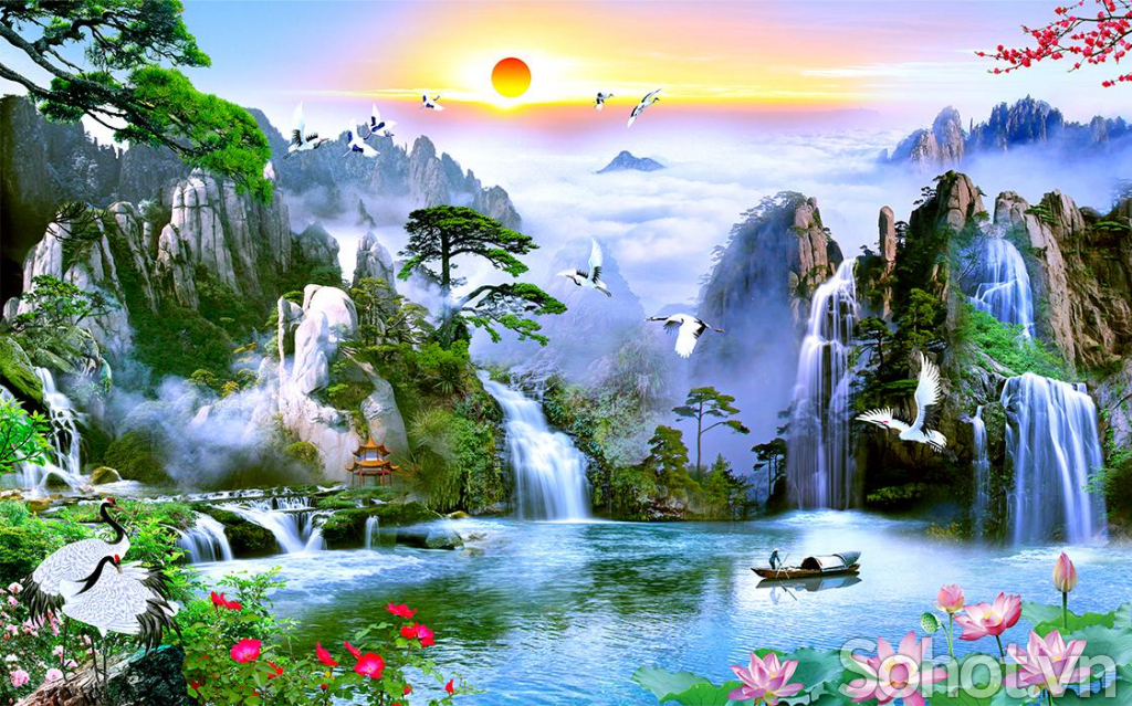 GẠCH TRANH 3D A23