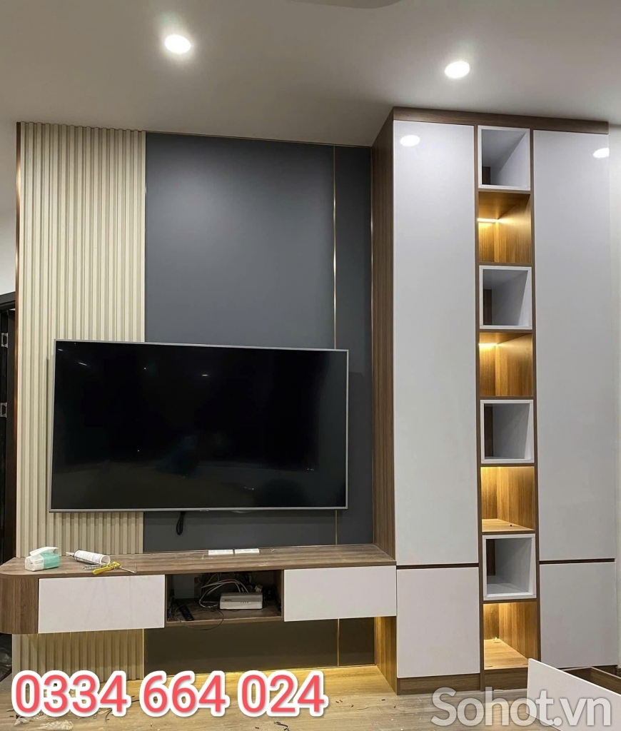 Tấm ốp tường sợi than tre hiện đại cao cấp