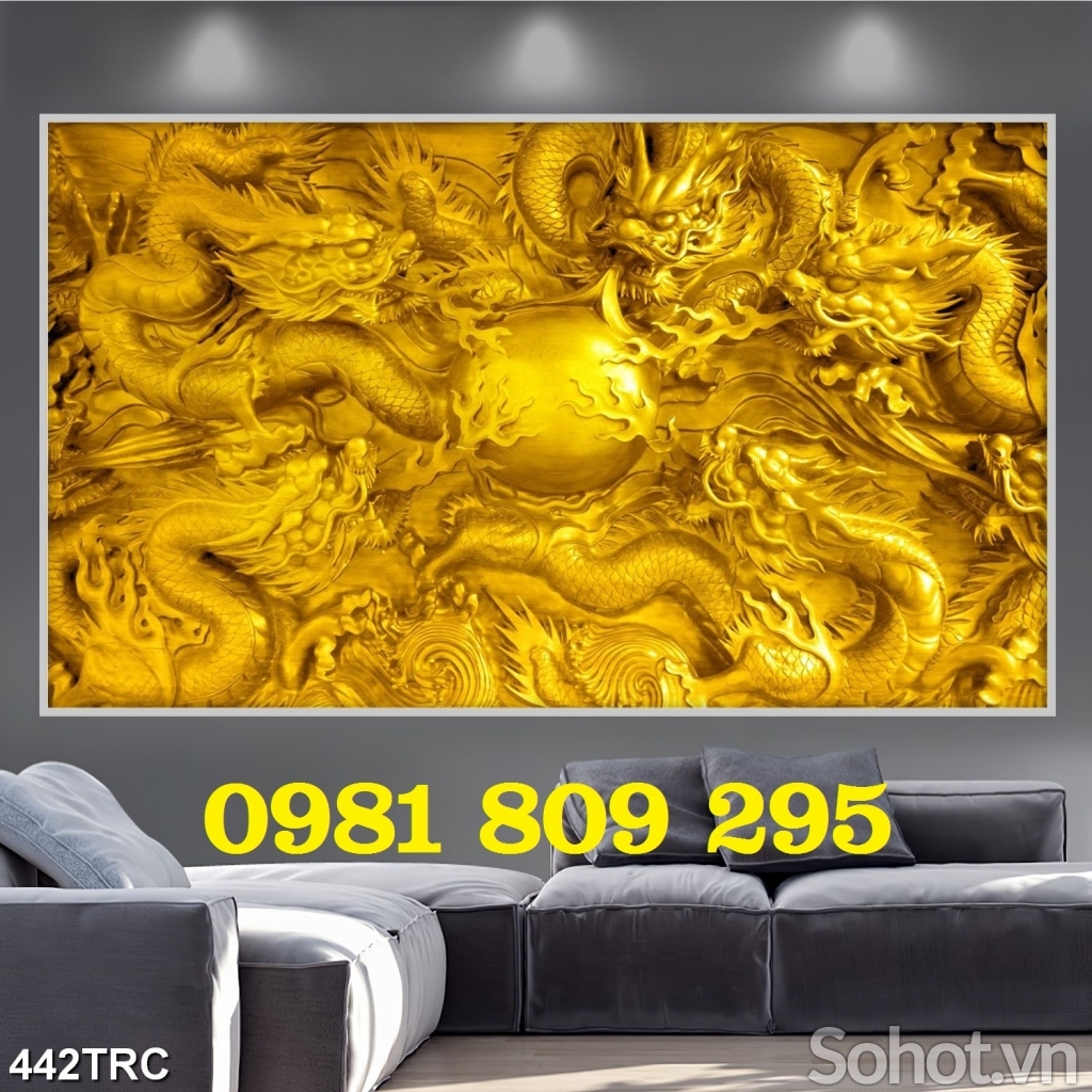 Tranh gạch rồng phượng