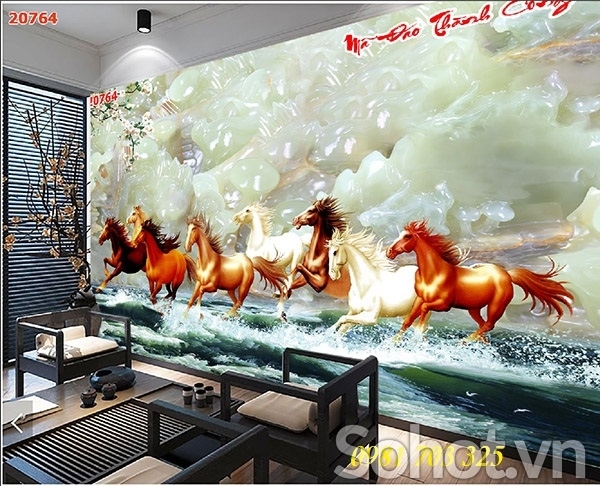 Tranh gạch 3D sứ ngọc