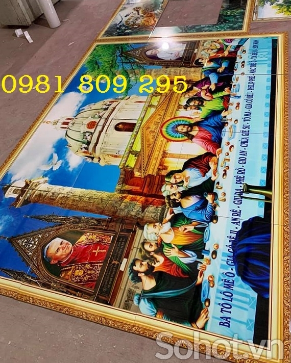 Mẫu tranh 3d công giáo - gạch tranh 3d
