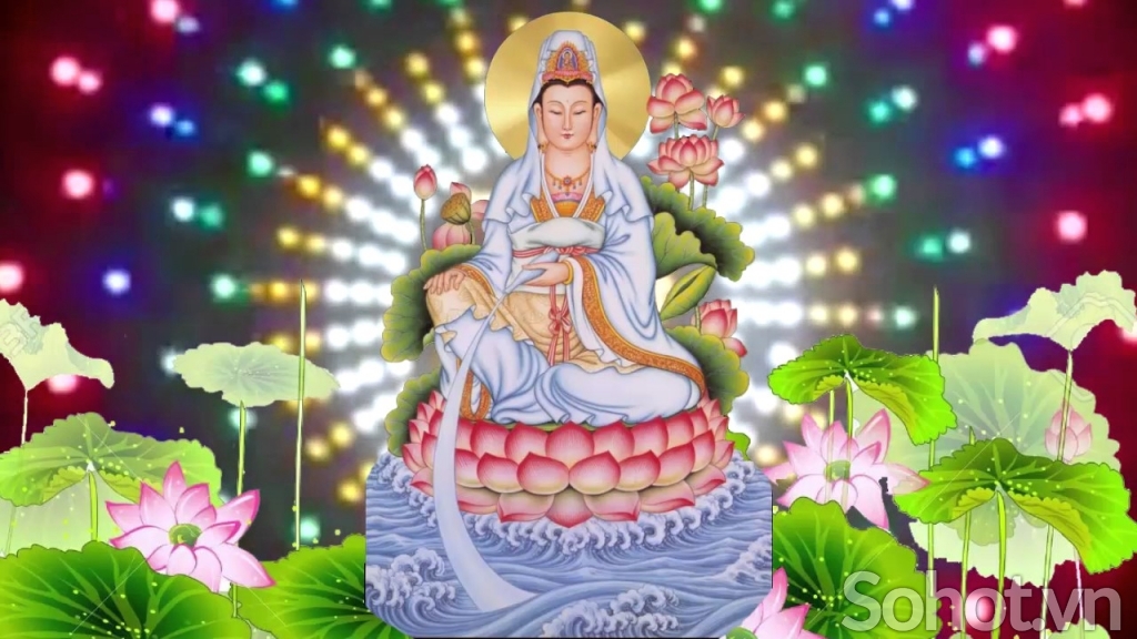 Tranh gạch 3d phật quan âm - XNV79