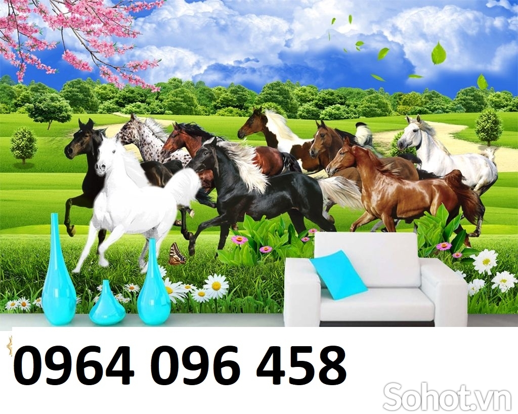 Tranh gạch 3d mã đáo thành công - 235XN