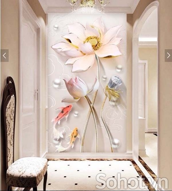 Tranh gạch 3d khổ đứng - GVCC3