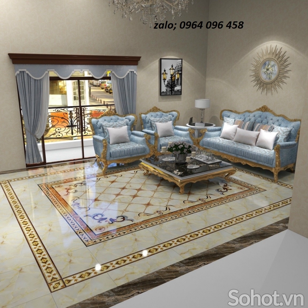 Gạch thảm 3d khổ lớn - 123XM