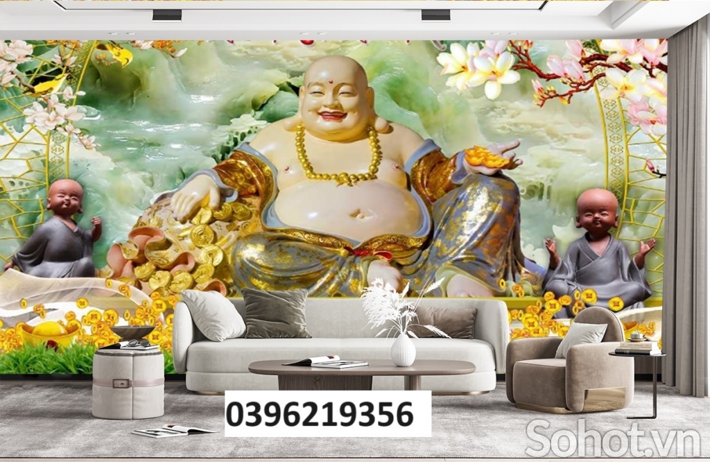 Tranh tài lộc trang trí 3d