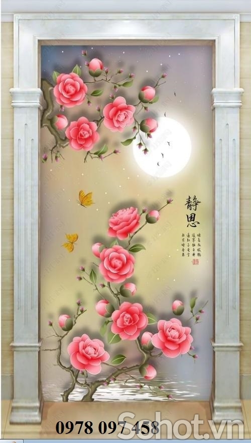 Tranh khổ đứng- tranh phòng khách