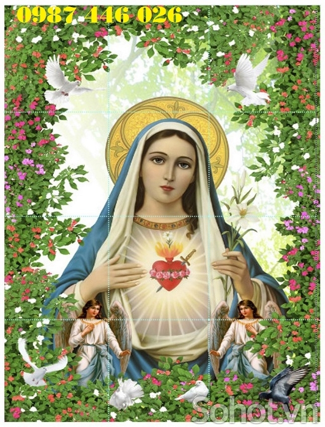 Tranh gạch men công giáo HP235