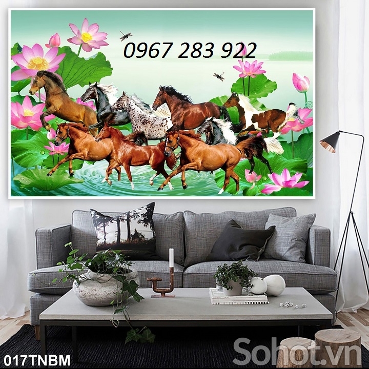 Gạch trang trí tường họa tiết mã đáo thành công