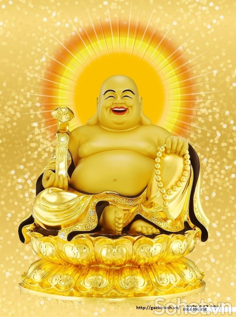 Tranh gạch 3d ốp tường thần tài - 199CV