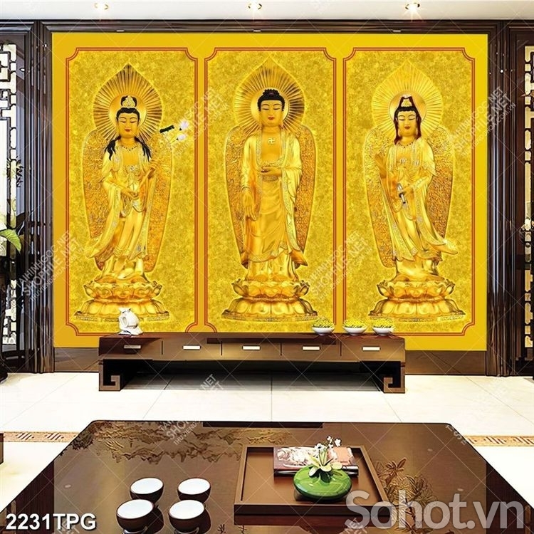 Gạch Phật giáo 3D trang trí