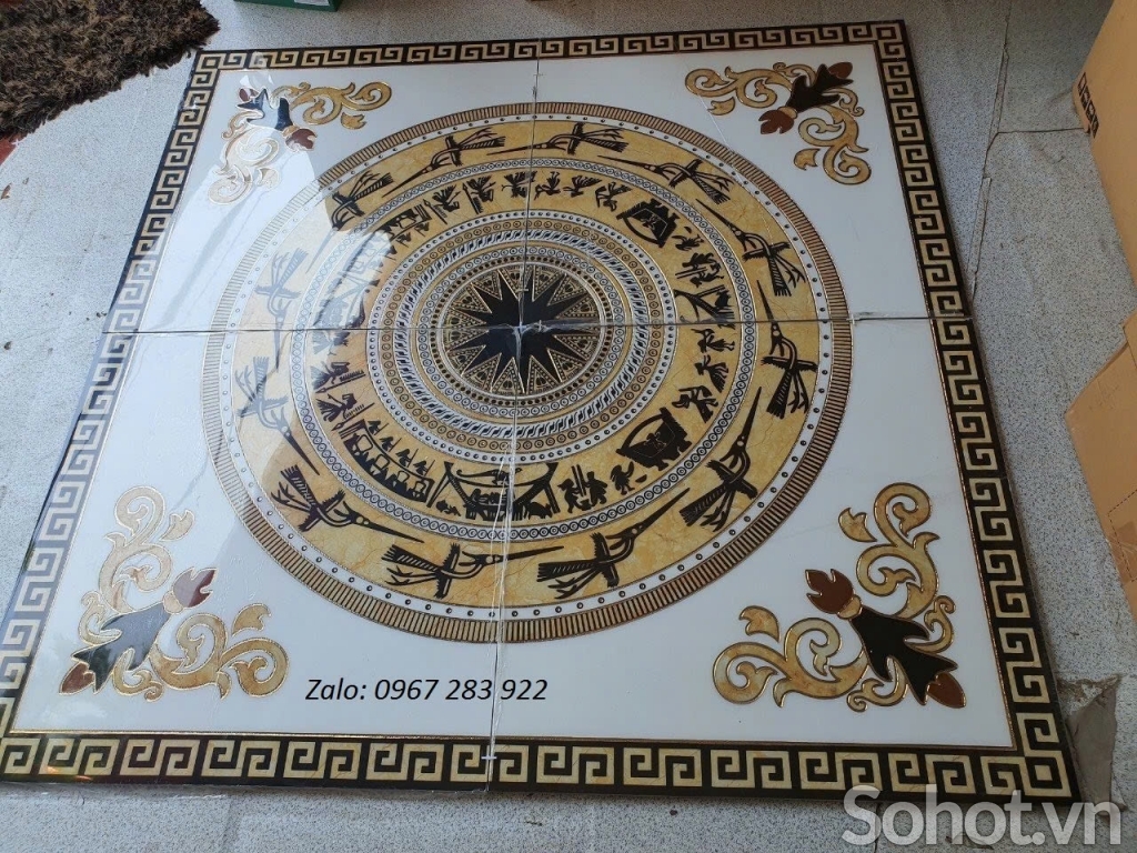 Gạch thảm men ốp sang trọng 3d
