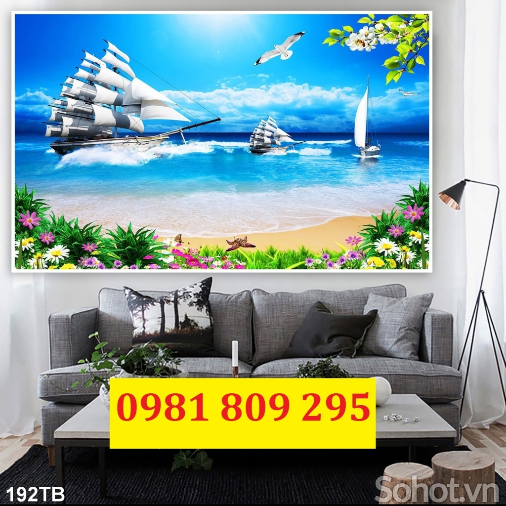 Gạch 3d thuyền buồm