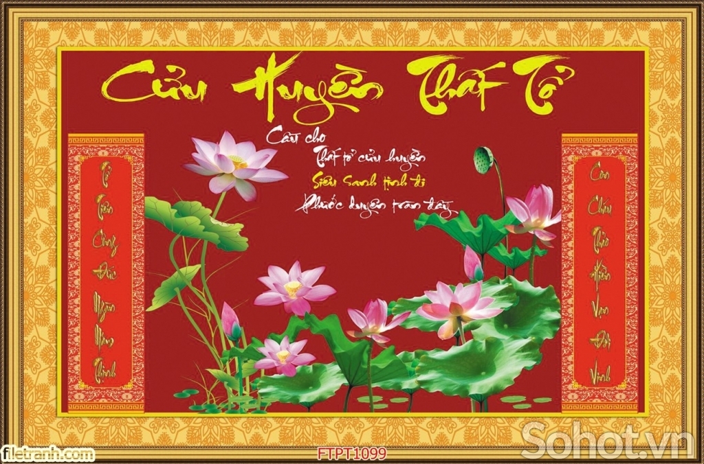 Tranh 3D- Tranh phòng thờ