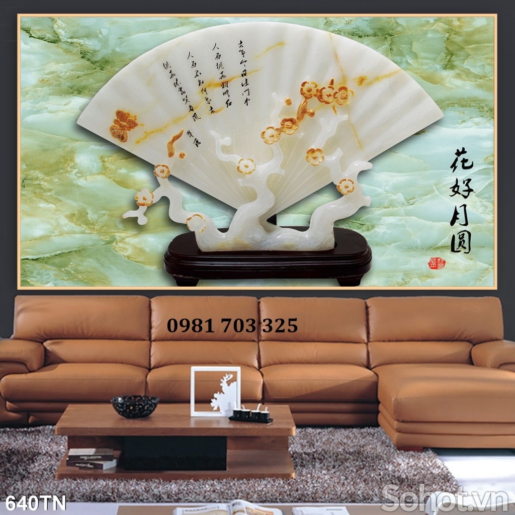 Gạch tranh sứ ngọc dán tường