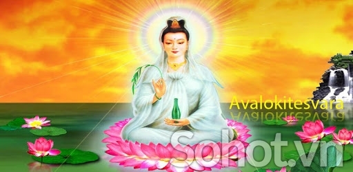 Tranh gạch 3d phật quan âm - XVC73