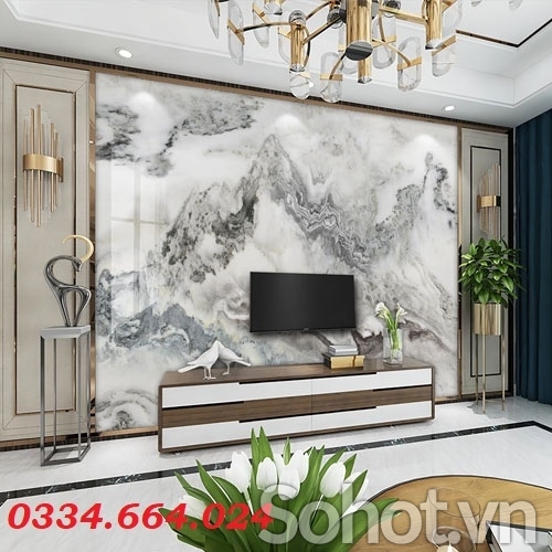 Tấm ốp tường giả đá sợi than tre