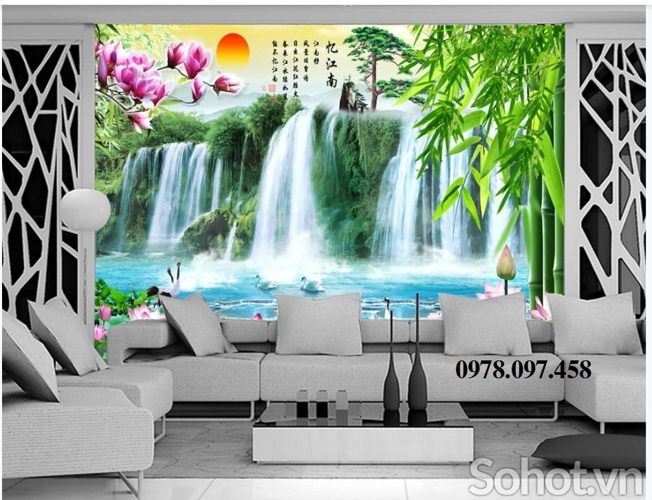 Tranh phòng khách - tranh phong cảnh