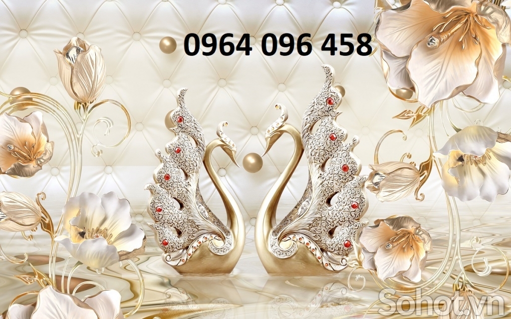 Mẫu tranh gạch 3d phòng khách - phòng thờ - CBB95