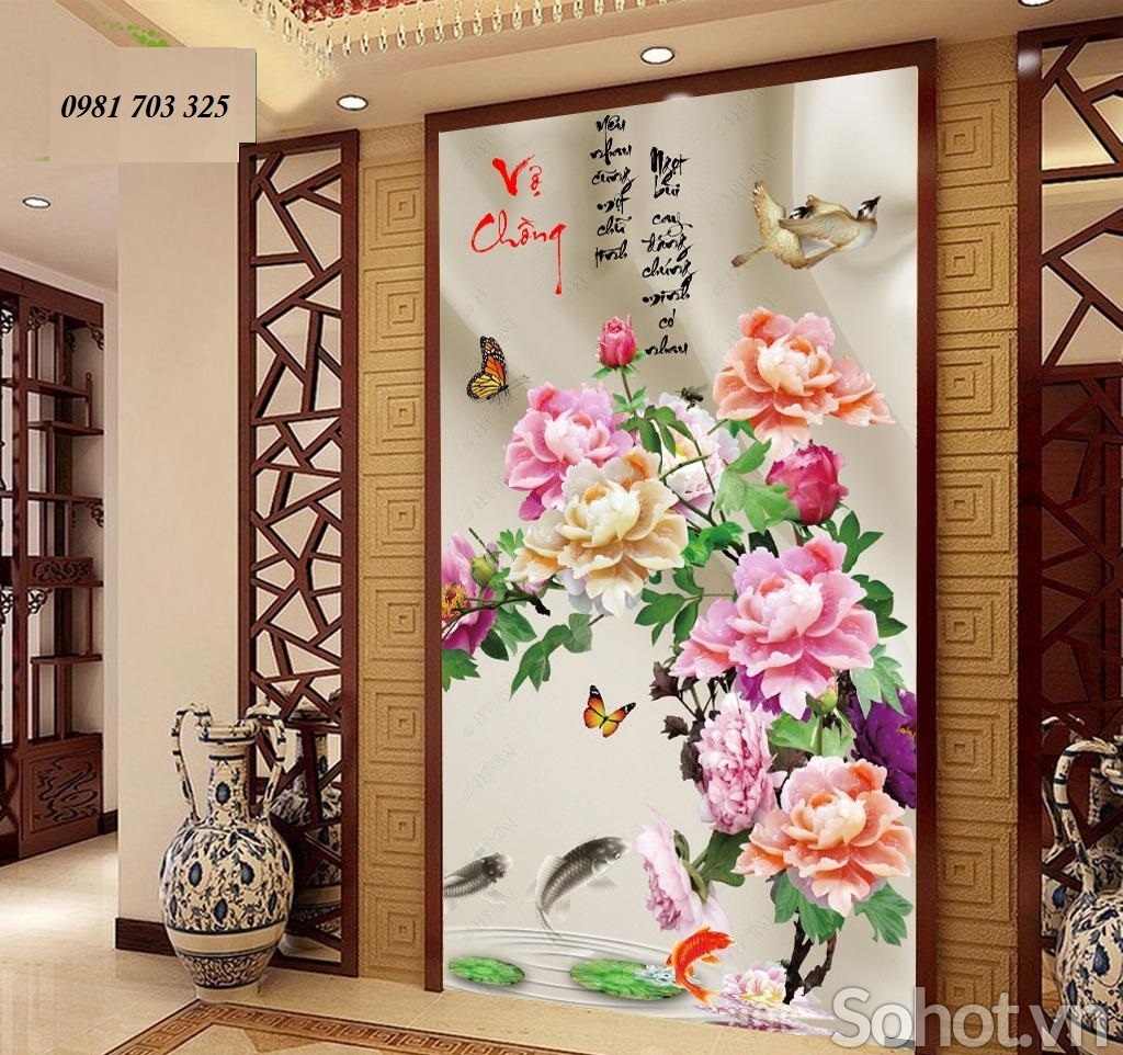 Gạch tranh 3D ốp tường