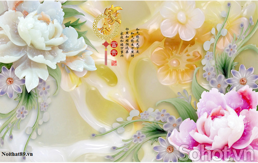 gạch tranh 3d giả ngọc KH67