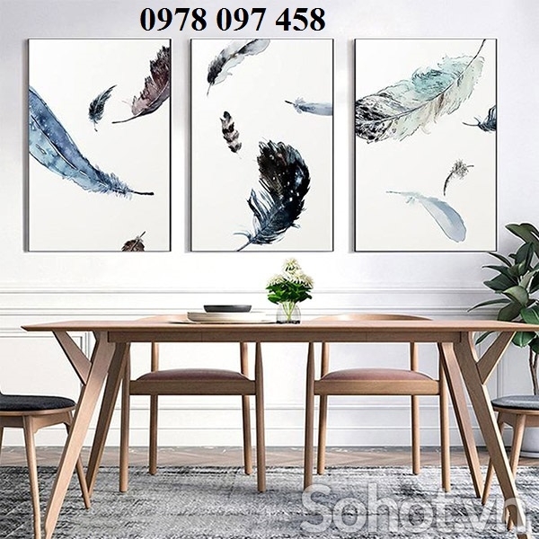 Tranh dán tường phòng ăn