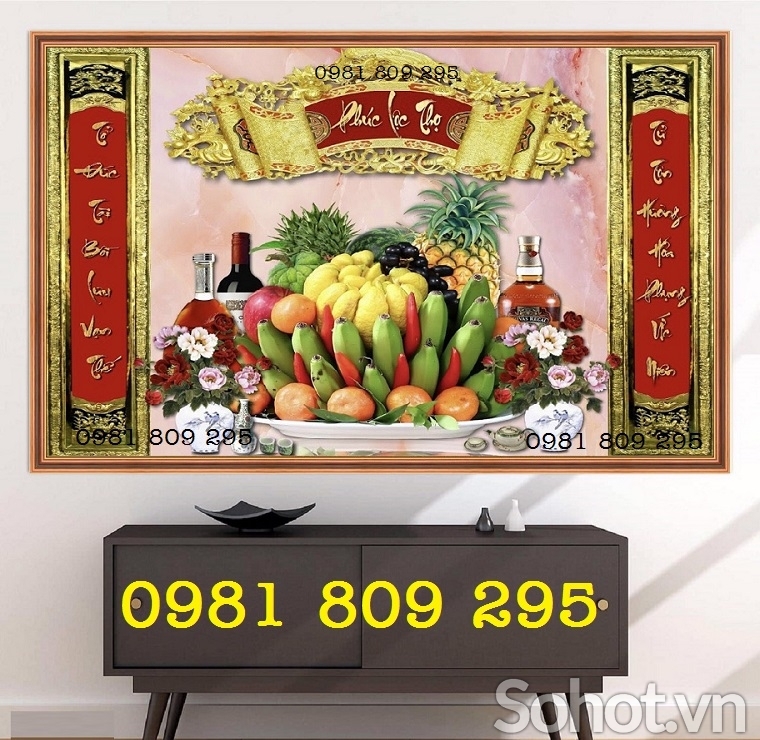 Gạch tranh 3d phòng thờ , bàn thờ