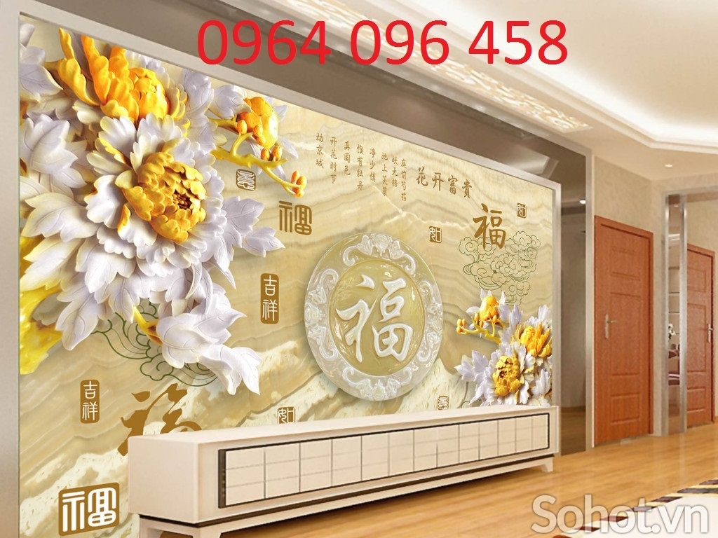 Tranh phong thủy 3d - tranh gạch 3d phong thủy - JNNN7