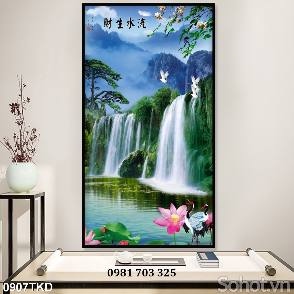 Tranh gạch khổ đứng đẹp