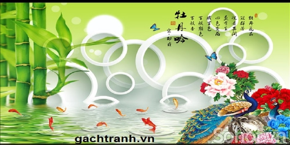Tranh gạch 3d trang trí phòng khách - phòng ngủ - XXV44