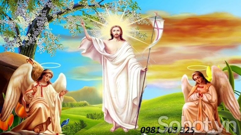 Tranh Công Giáo-tranh gạch men ốp tường