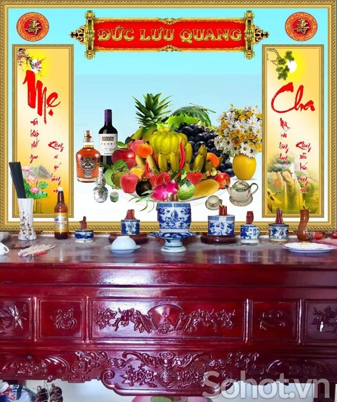 tranh 3D phòng thờ, tranh gạch men