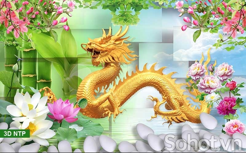 Tranh gạch 3d ốp tường cầu thang - XCV5