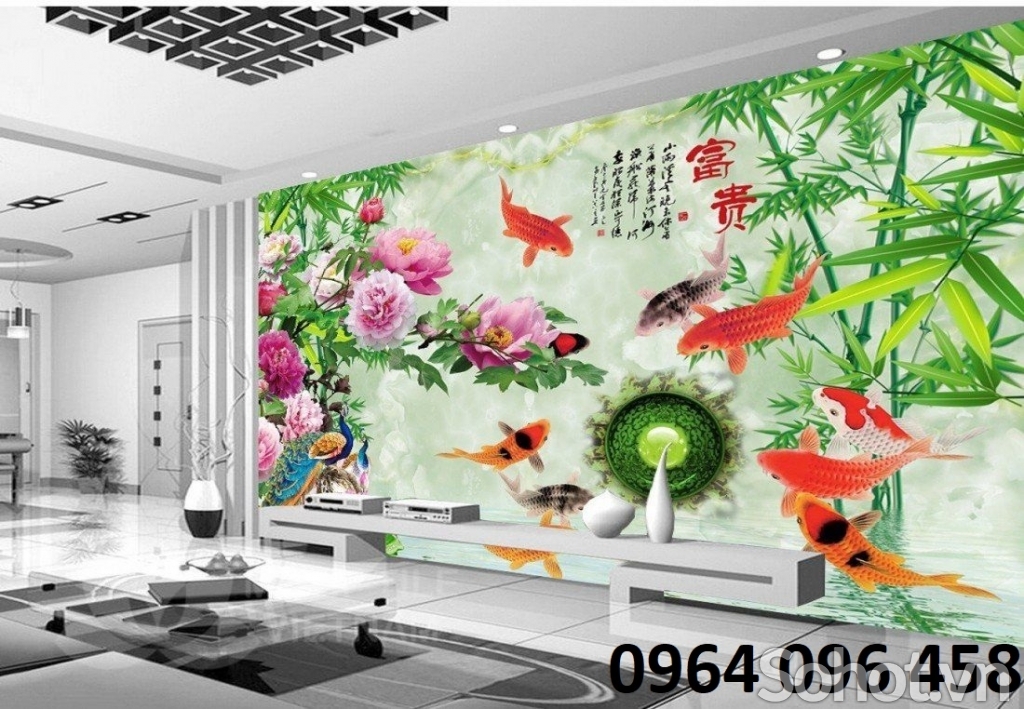 Tranh gạch ốp tường 3d phong cảnh - GDXC43