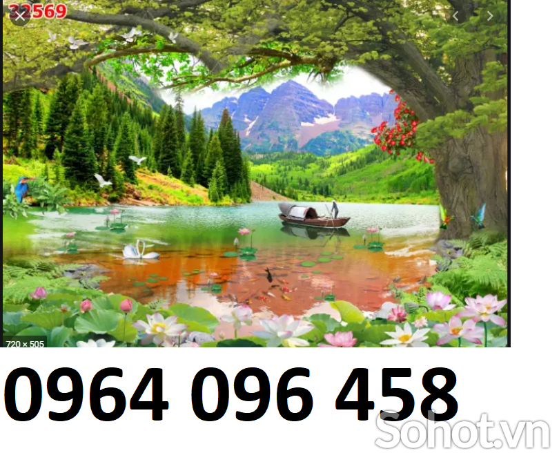 Gạch tranh 3d bóng kính - XCV89