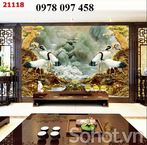 Tranh gạch 3D - tranh sứ ngọc