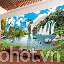 tranh gạch 3d ốp tường tranh phong cảnh - BVC34