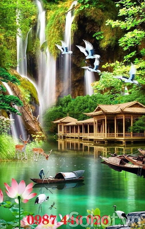 Gạch 3d tranh gạch men đẹp 3d