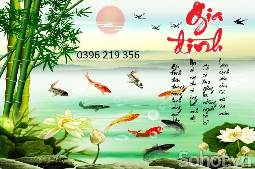 Tranh trang trí phòng khách-Tranh Cha Mẹ