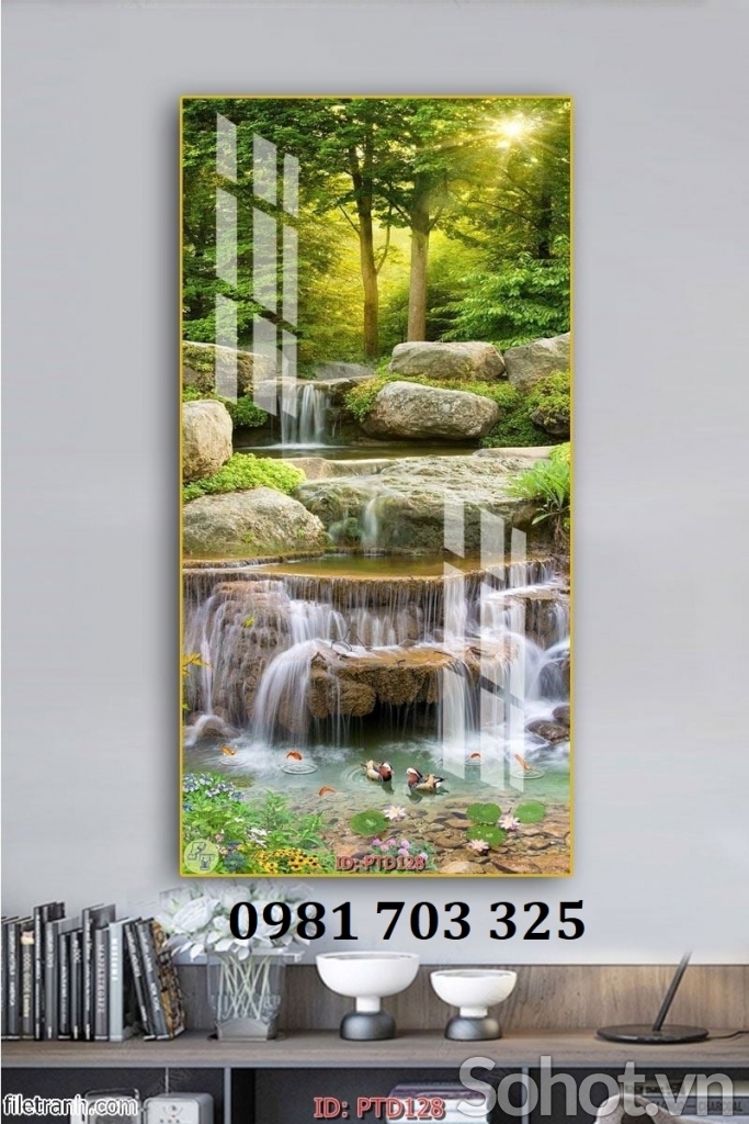 Tranh gạch 3D trang trí phòng